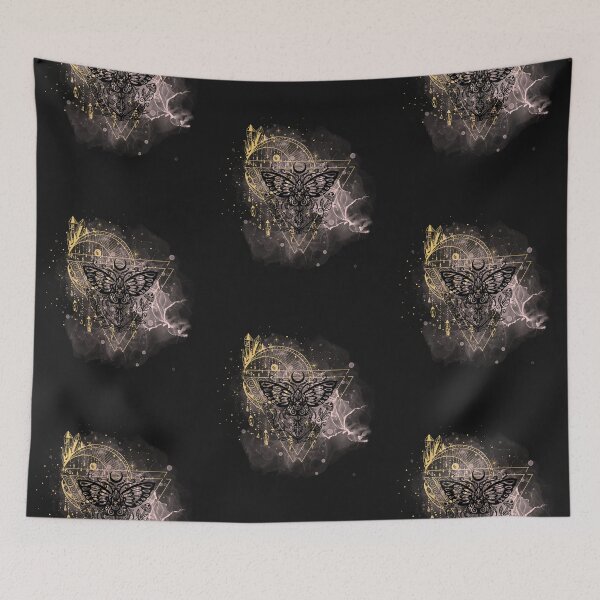 Item preview, Mystical moth in the fog of spiritual forces. designed and sold by LuckyFamily.