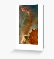 Abstract Space Art Greeting Card