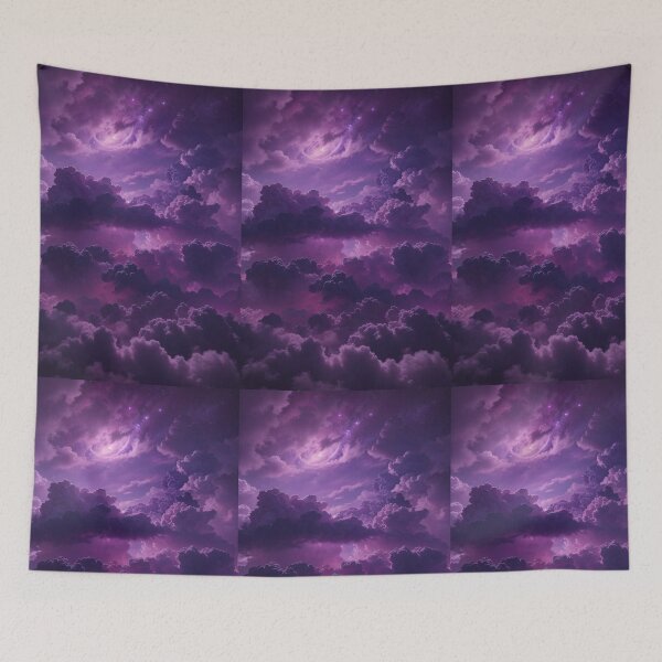 Item preview, Purple Clouds Latest Fashion Trends  designed and sold by aqua1001.