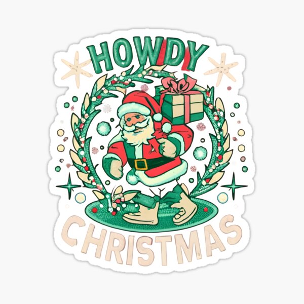Item preview, Howdy Western Christmas designed and sold by GalaxyGraffiti.
