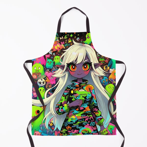 Item preview, Linda chica anime demonio morado designed and sold by bubblegoth.