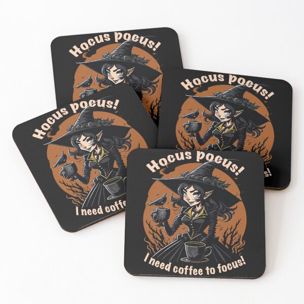 Item preview, Coffee and Cartoonish Witch designed and sold by likbatonboot.