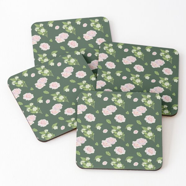 Item preview, Venus Pattern- Myrtles and Pink Roses designed and sold by Danielle Seay.