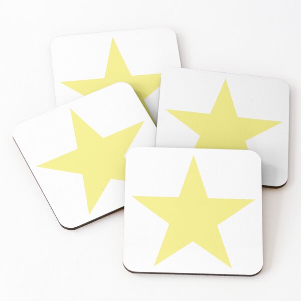Item preview, Single YELLOW STAR on a WHITE Background designed and sold by RachelMacht.