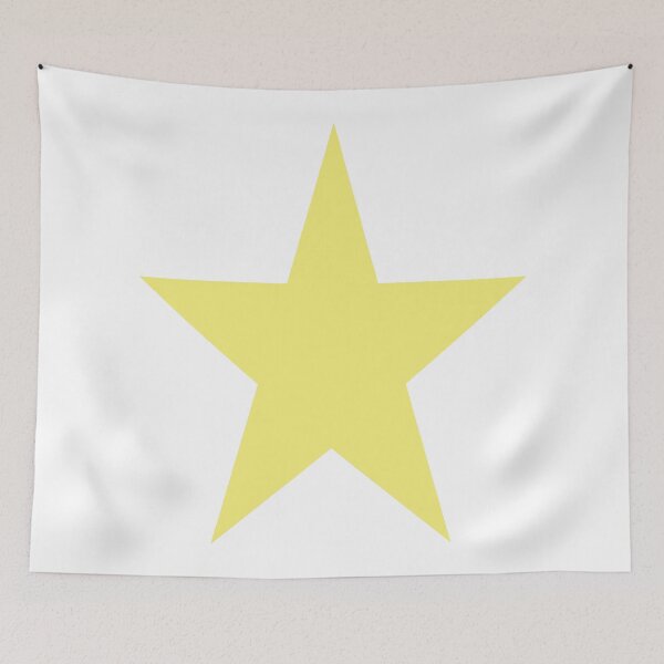 Item preview, Single YELLOW STAR on a WHITE Background designed and sold by RachelMacht.