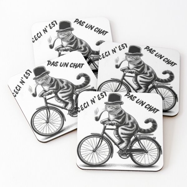 Item preview, Ceci n'est pas un chat designed and sold by CorgiChic.