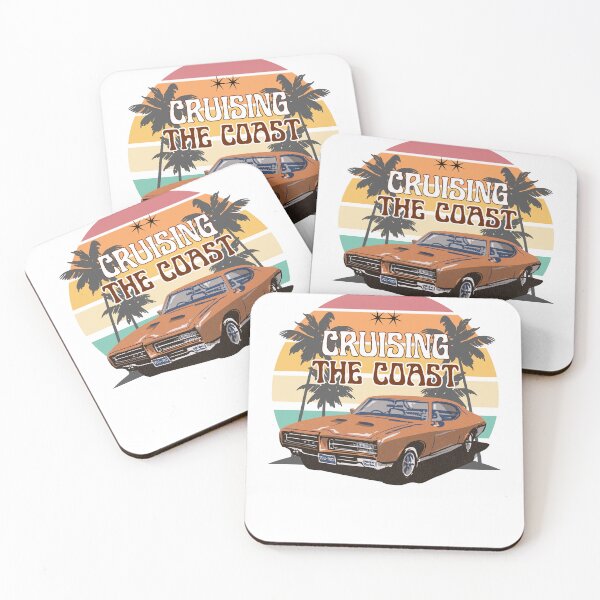 Item preview, Cruising The Coast Vintage Car designed and sold by FriedHoneybee.