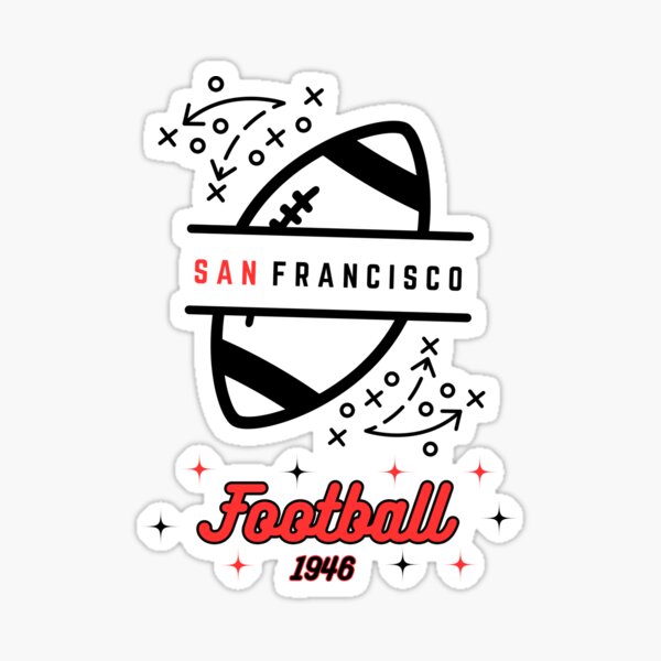 San Francisco Football Stickers 