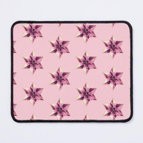 Item preview, 6 Point Star Dark Pink Rose Gold designed and sold by Cndy-Undergrnd.