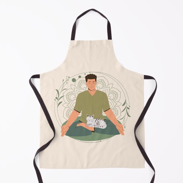 Item preview, Meditating with a cat designed and sold by AleviryMayoral.