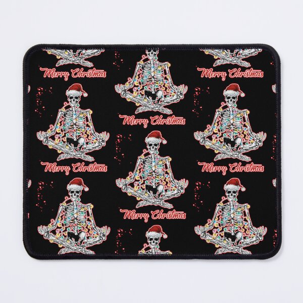 Item preview, Merry Christmas Skeleton Namaste  designed and sold by WoodburyLake.