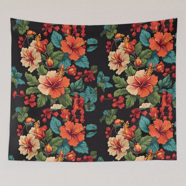 Item preview, Hibiscus Flower Pattern 2023 clothing trends designed and sold by aqua1001.