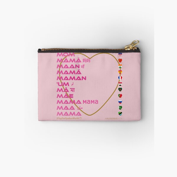 Item preview, MOM: Top Ten Spoken Languages (World) Village Values Series (Pink) designed and sold by Carbon-Fibre Media.