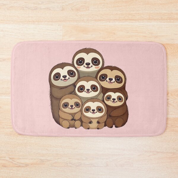 Item preview, Adorable sloth family designed and sold by Nolan6.