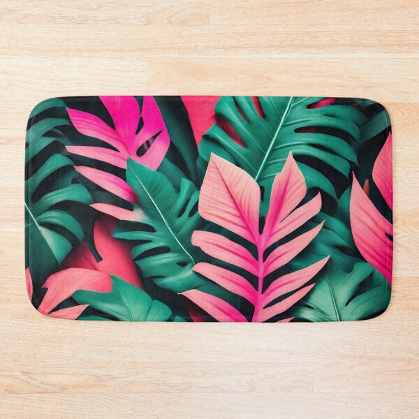 Item preview, Colorful tropical leaves designed and sold by studio468.