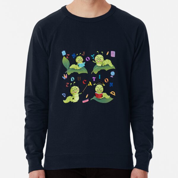 Enjoy Education funny design for T-shirts Lightweight Sweatshirt