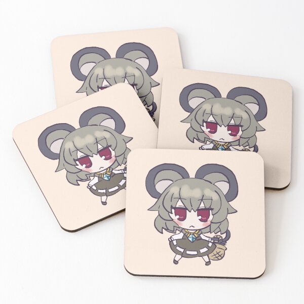 Item preview, I draw chibi nazrin / nazurin with her mouse basket / touhou designed and sold by RansRoom.