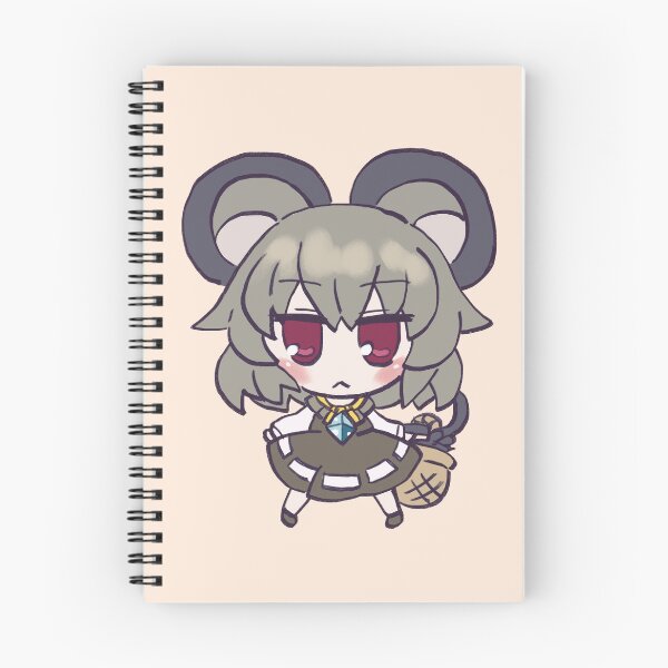 Item preview, I draw chibi nazrin / nazurin with her mouse basket / touhou designed and sold by RansRoom.