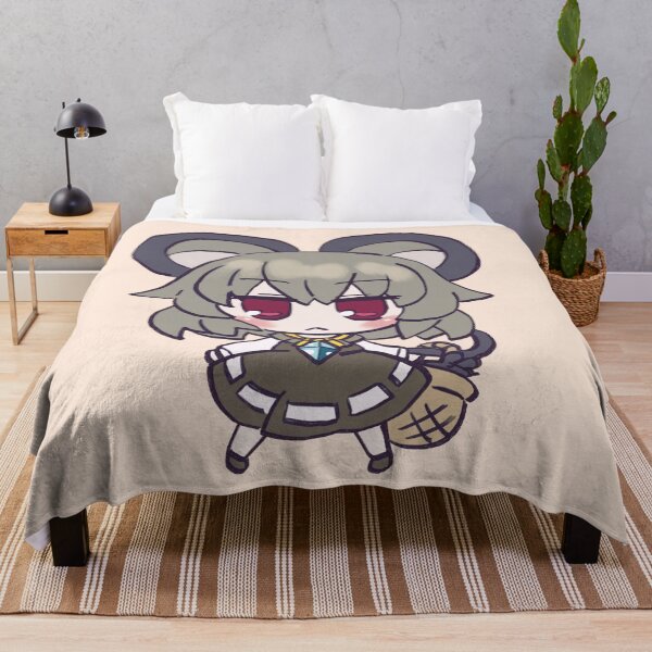 Item preview, I draw chibi nazrin / nazurin with her mouse basket / touhou designed and sold by RansRoom.