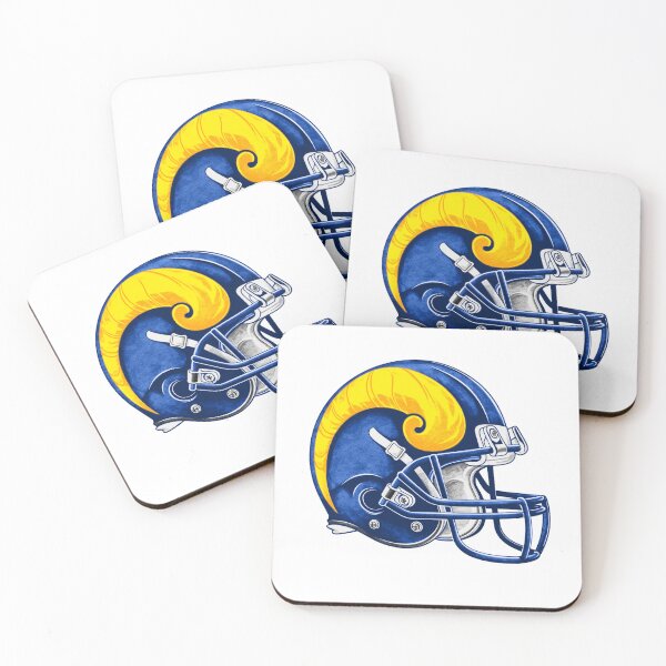 Item preview, Los Angeles Football Helmet designed and sold by AllTimeBallers.