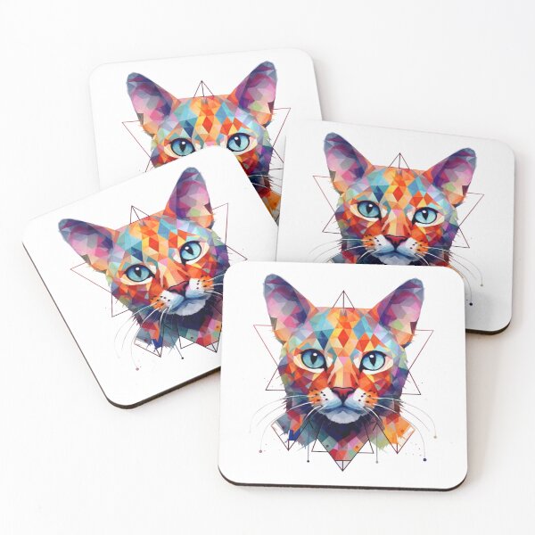 Item preview, Colorfull pentagram cat designed and sold by ZefirDesign.