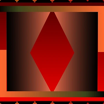 Artwork thumbnail, Red Diamond Pattern by RGSMOOTHFINGER