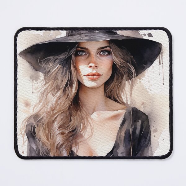 Item preview, Magician Girl-Witchy Vibe- Watercolor Painting designed and sold by MahsaWatercolor.