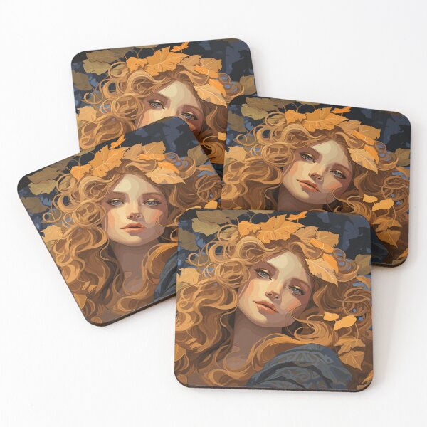 Item preview, Girl in autumn magic designed and sold by SimonsDesignArt.