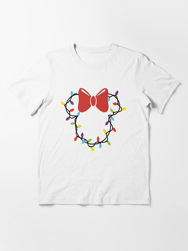 Mickey Mouse Christmas T-Shirt Lighting Disney Xmas Gifts Adult & Kid  TShirt