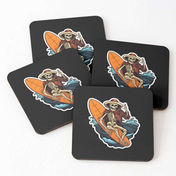 Item preview, Surfing Skeleton Halloween Themed designed and sold by Mateusz Majcherek.