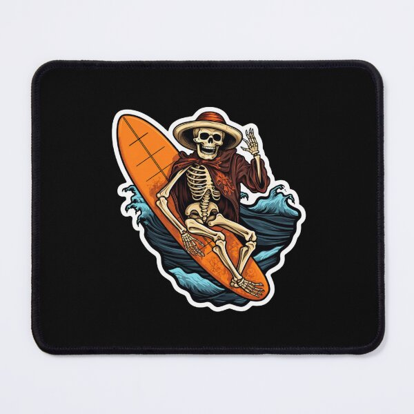 Item preview, Surfing Skeleton Halloween Themed designed and sold by Mateusz Majcherek.