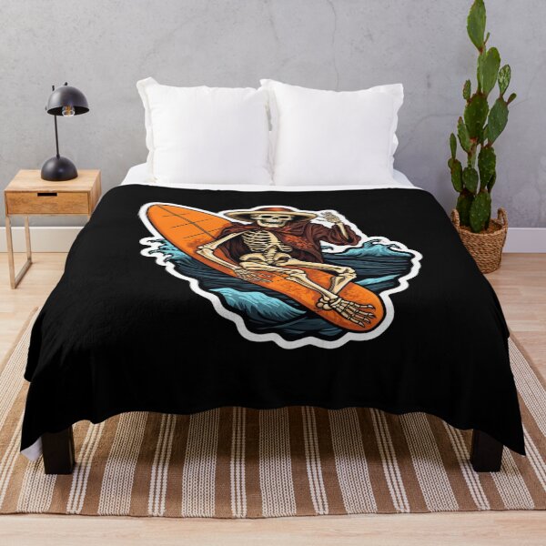 Item preview, Surfing Skeleton Halloween Themed designed and sold by Mateusz Majcherek.