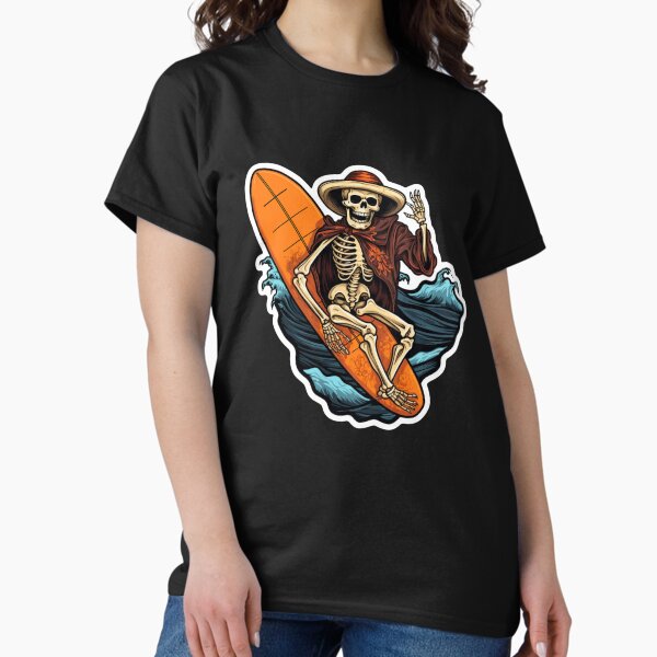 Item preview, Surfing Skeleton Halloween Themed designed and sold by Mateusz Majcherek.