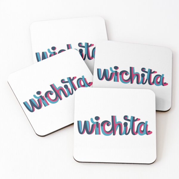 Item preview, Wichita, KS | Retro Minimalist Two-tone Artwork designed and sold by CircinusStore.