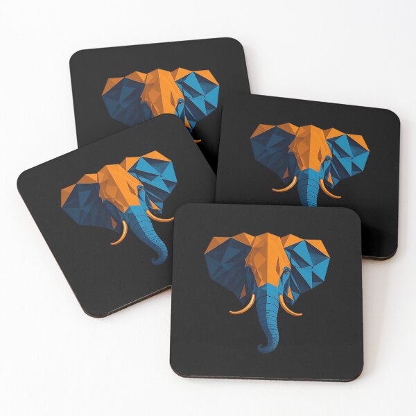 Item preview, simple elephant logo designed and sold by Vectorio.