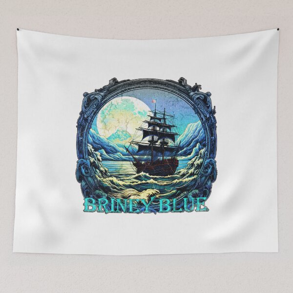 Item preview, Briney Blue designed and sold by surfskatecreate.