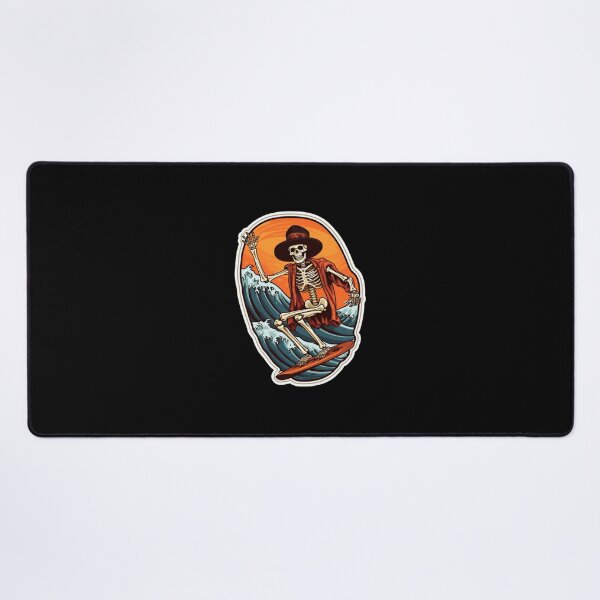 Item preview, Surfing Skeleton Halloween Themed designed and sold by Mateusz Majcherek.