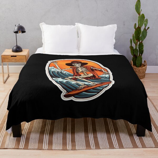 Item preview, Surfing Skeleton Halloween Themed designed and sold by Mateusz Majcherek.