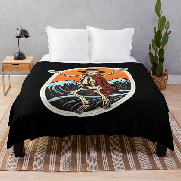 Item preview, Surfing Skeleton Halloween Themed designed and sold by Mateusz Majcherek.