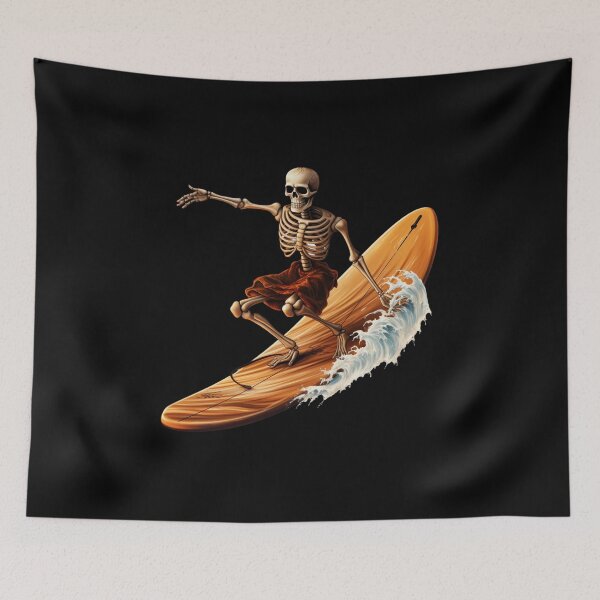 Item preview, Surfing Skeleton Halloween Themed designed and sold by Mateusz Majcherek.