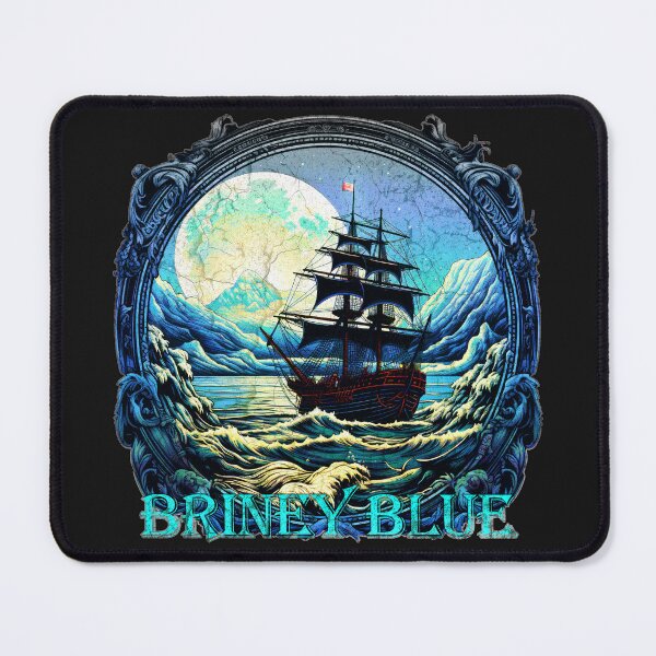 Item preview, Briney Blue designed and sold by surfskatecreate.