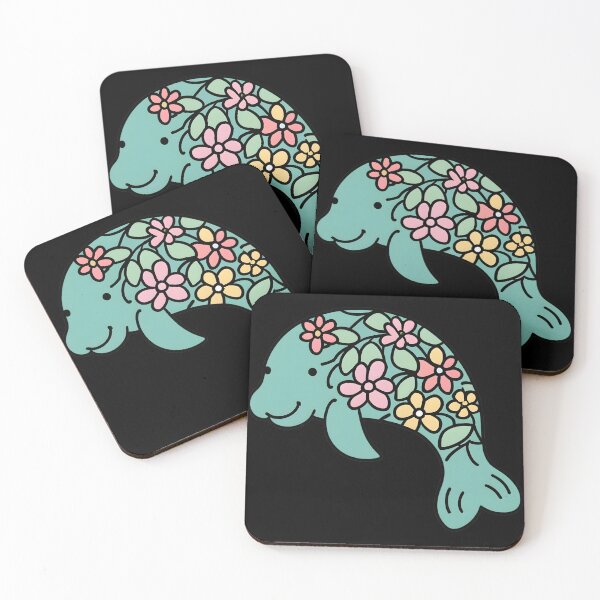 Item preview, You everyday Flowered Manatee to make it a better day designed and sold by SandbarTees.