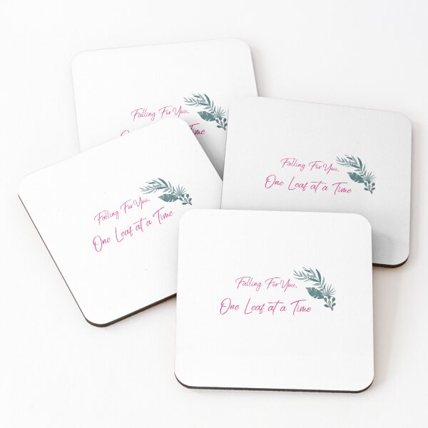 Item preview, Falling For You, One Leaf at a time. Pink/Green designed and sold by AshBeauty2993.