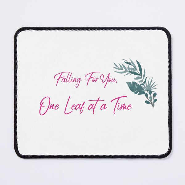 Item preview, Falling For You, One Leaf at a time. Pink/Green designed and sold by AshBeauty2993.