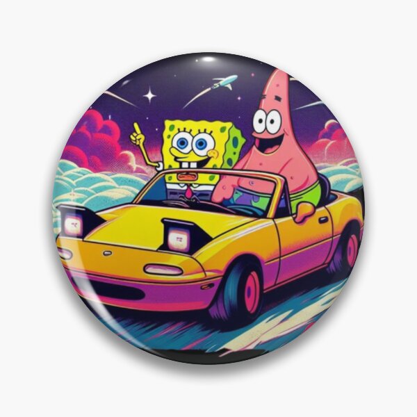 Item preview, Spongebob and Patrick Driving a Miata designed and sold by pathytherobot.