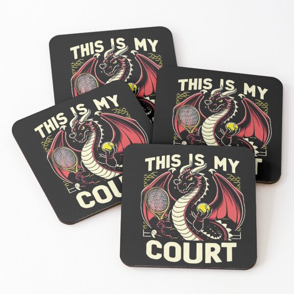 Item preview, This Is My Court Dragon Tennis designed and sold by Davidpama.