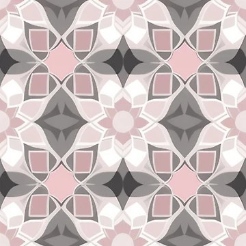 Artwork thumbnail, Pink gray pattern  by Roxburylane