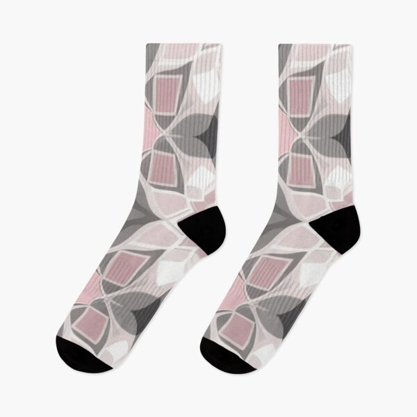 Item preview, Pink gray pattern  designed and sold by Roxburylane.