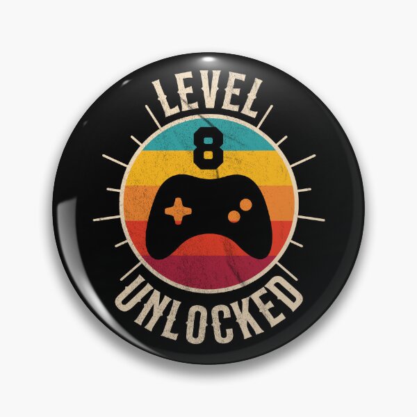 Item preview, Level 8 Unlocked designed and sold by BYNDART.