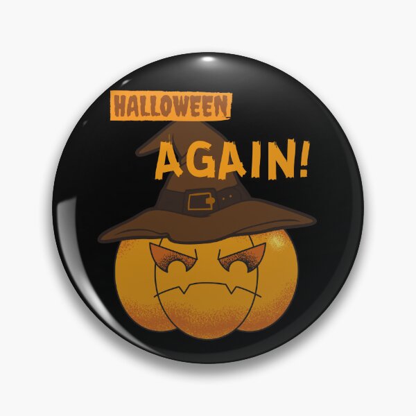 Item preview, Halloween Again Angry and Scary Pumpkin designed and sold by MomLifeDesign.
